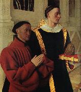 Jean Fouquet Etienne Chevalier and Saint Stephen Sweden oil painting reproduction